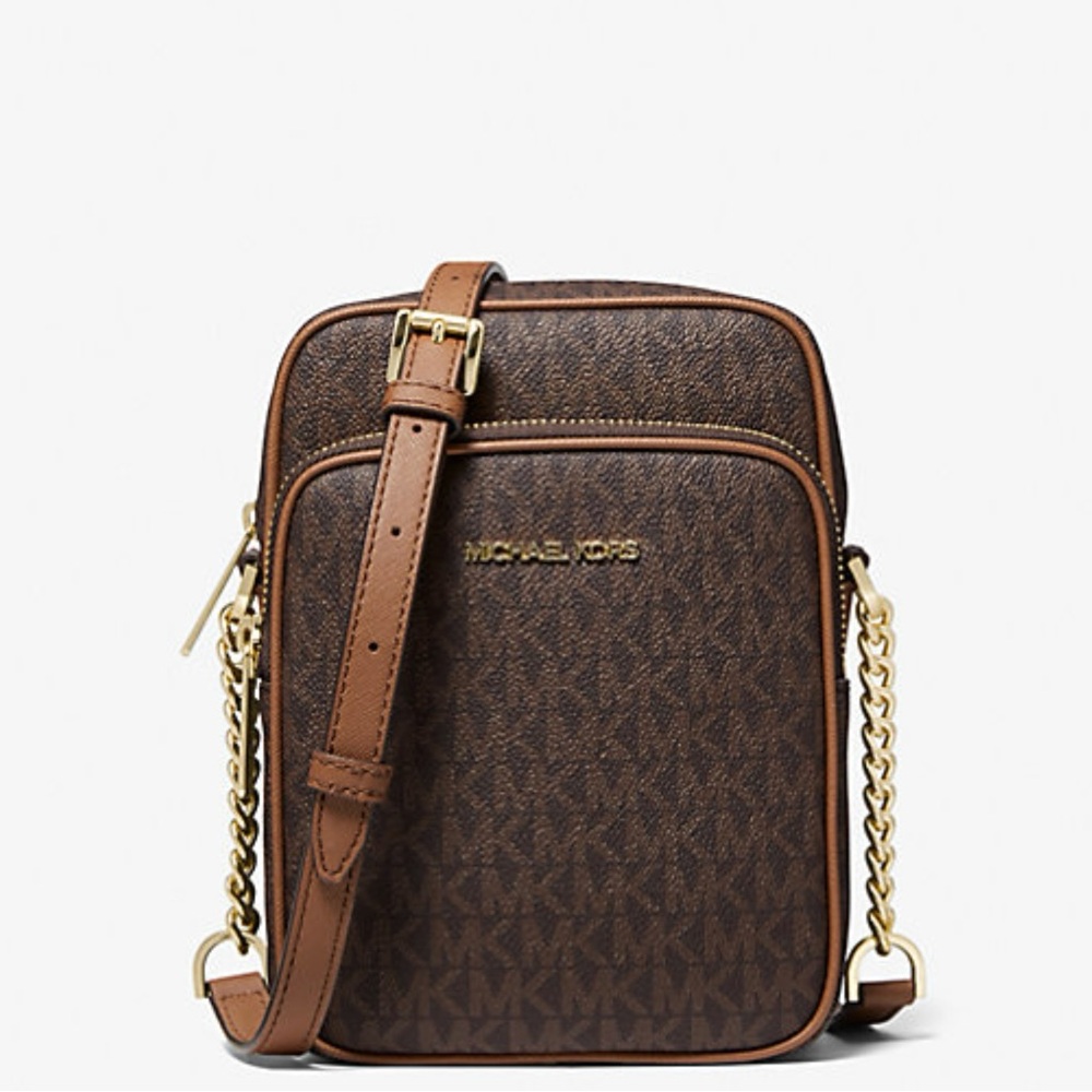 NWT* MICHAEL KORS * Jet Set Travel Medium Logo Crossbody Bag